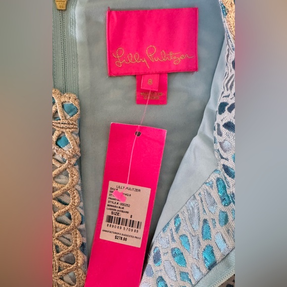 Lilly Pulitzer NWT Franci Dress Bermuda Blue Lagoon
Size 8🦄 - Picture 8 of 12